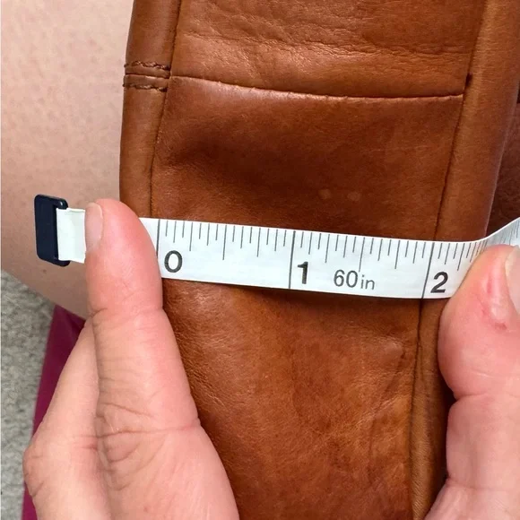 Harbour 2nd Brown Tan Leather Messenger Cross Body Bag - Picture 10 of 10